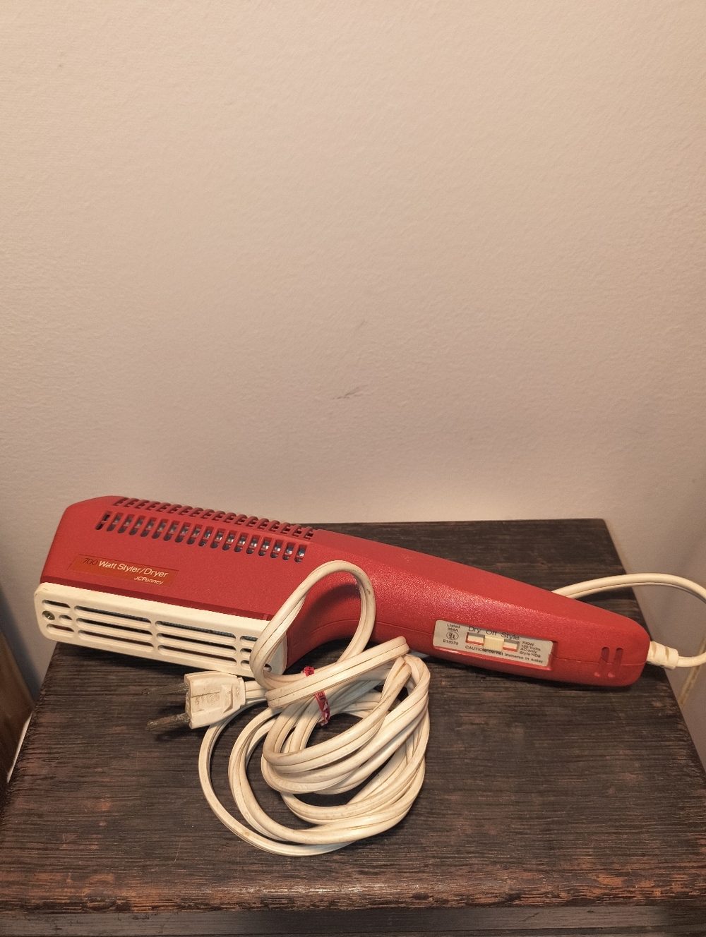 JC Penney vintage Vidal Sassoon Hair Dryer